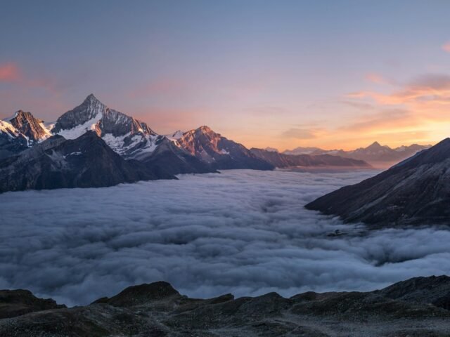 Above the Clouds at Sunrise